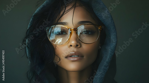 Close-up portrait of a youn...