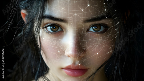 Close-up portrait of a youn...