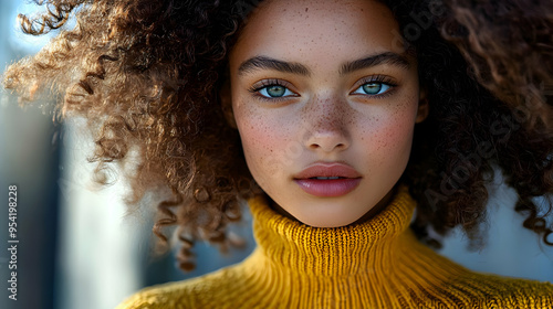 Close-up portrait of a youn...