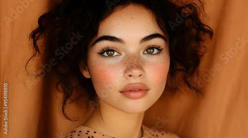 Close-up portrait of a youn...
