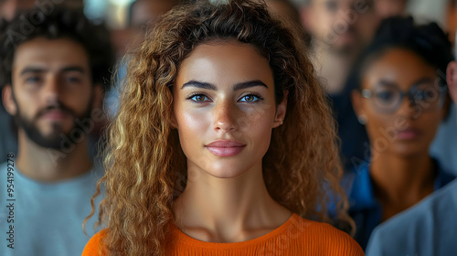 Close-up portrait of a youn...