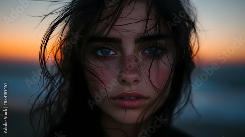 Close-up portrait of a youn...