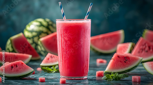 Cold refreshing watermelon ...