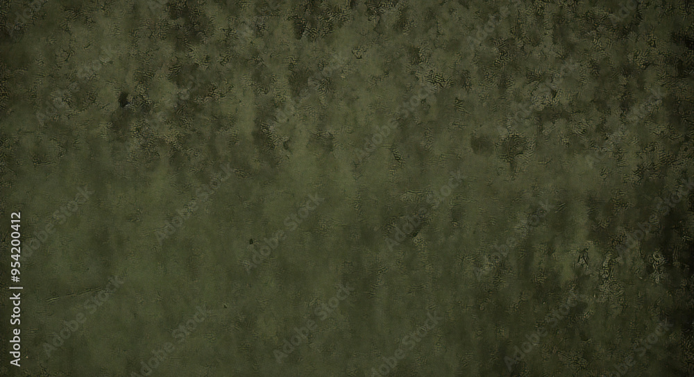 Fototapeta premium Dark green grunge interior wall backdrop dirty blank aged limestone texture with spray paint. black and green grunge background and abstract dark green material texture backgrounds
