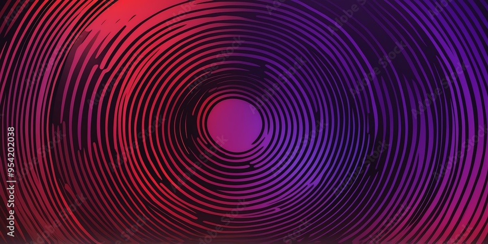 abstract vector concentric circles with red to purple gradient background abstract vector concentric circles with red to purple gradient background