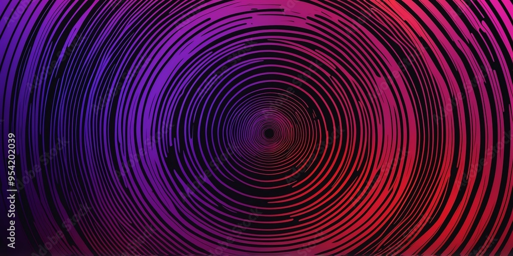 abstract vector concentric circles with red to purple gradient background abstract vector concentric circles with red to purple gradient background
