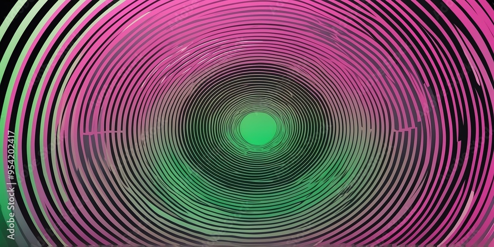 abstract vector concentric circles with pink to green gradient background abstract vector concentric circles with pink to green gradient background
