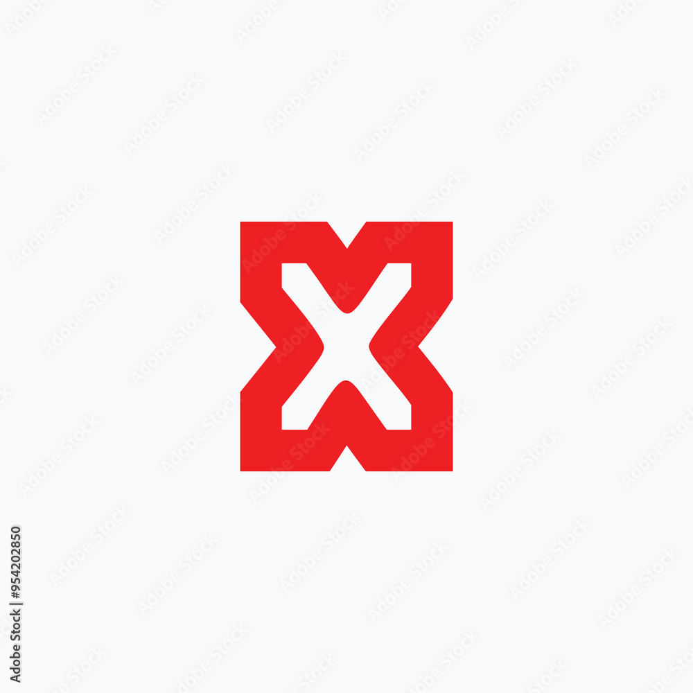 Obraz premium vector logo design letter X