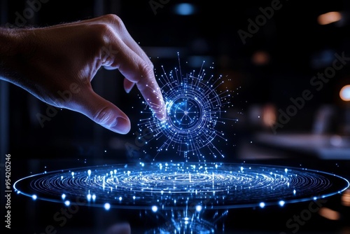 A kitchen with an energyefficient induction cooktop and a smart refrigerator that tracks energy usage