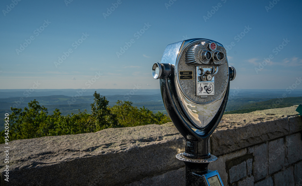 sightseeing Viewfinder from High Point Tower to New Jersey sightseeing Viewfinder from High Point Tower to New Jersey