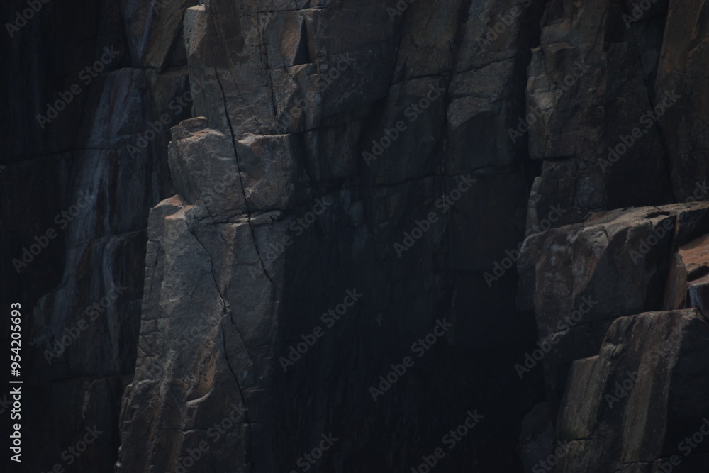Granite rock face Granite rock face