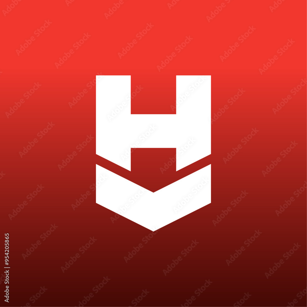 Elegant Letter HV Logo Design. Initial Luxurious HV Logo Template Elegant Letter HV Logo Design. Initial Luxurious HV Logo Template