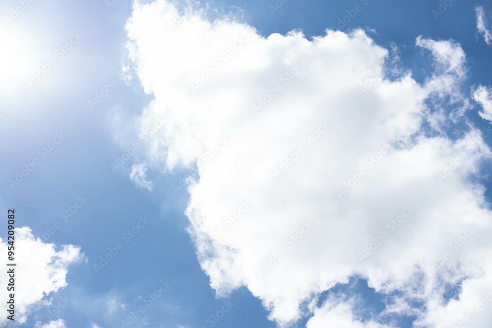 Obraz premium Sky in Southeast Asia in the hot and humid rainy season, beautiful sky, photo