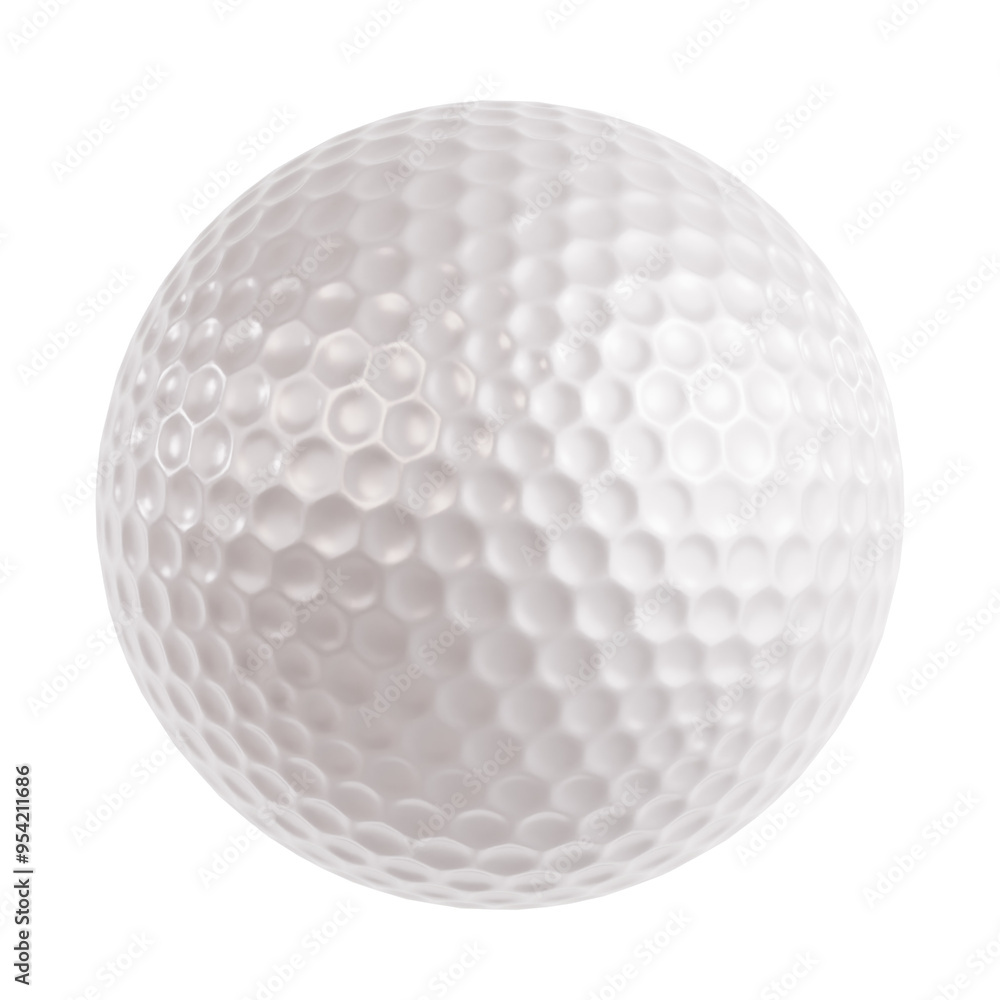 Golf Ball 3D Icon Illustration Golf Ball 3D Icon Illustration
