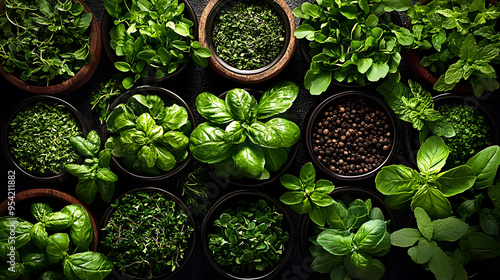 Fresh Herbs and Spices in B...
