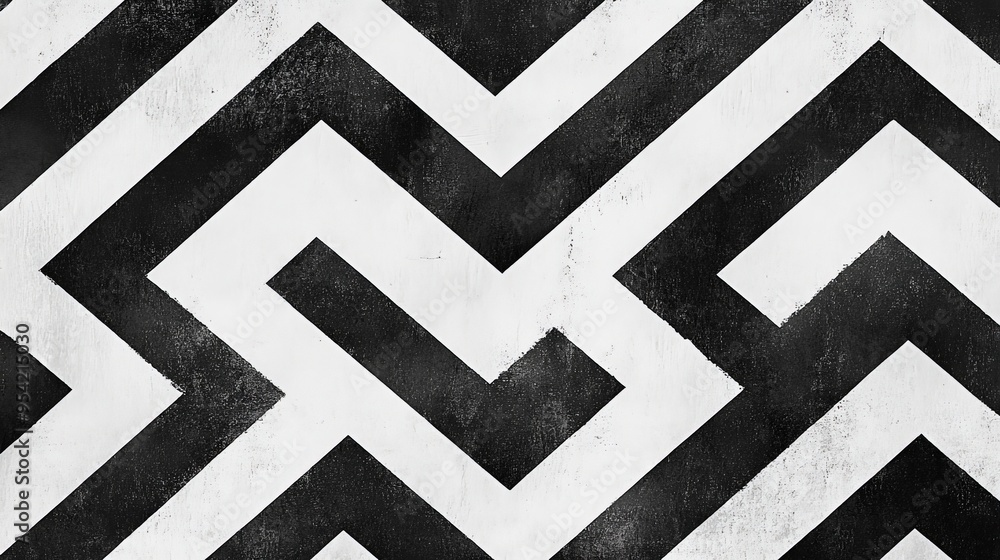 Design a geometric pattern using a combination of chevrons and zigzags. Design a geometric pattern using a combination of chevrons and zigzags.