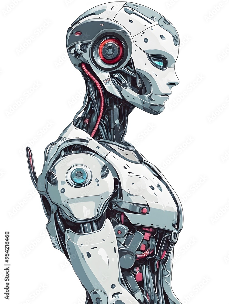 Futuristic robot Futuristic robot