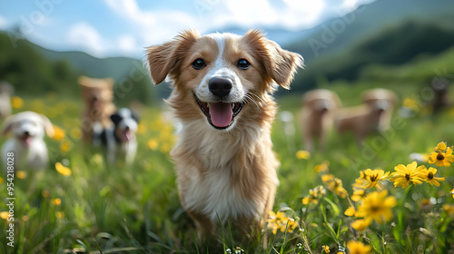 Happy dog with a big smile ...