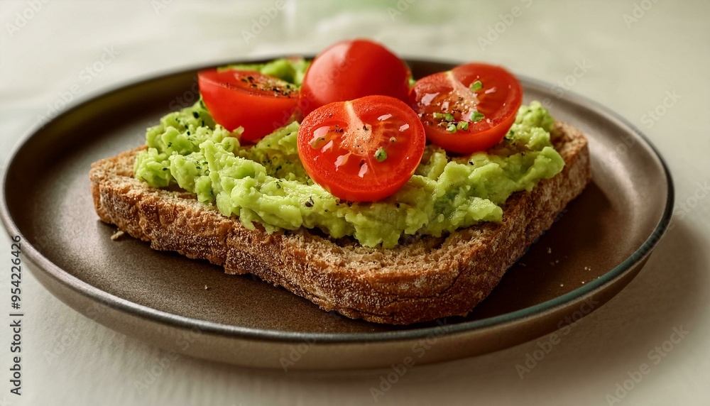Avocado Toast with Roasted Tomatoes - A Culinary Delight Avocado Toast with Roasted Tomatoes - A Culinary Delight