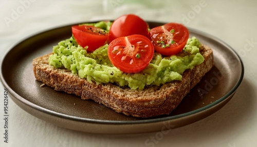 Avocado Toast with Roasted Tomatoes - A Culinary Delight