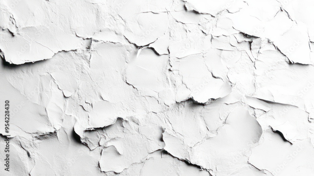 Obraz premium A photograph of a textured concrete wall with peeling paint,