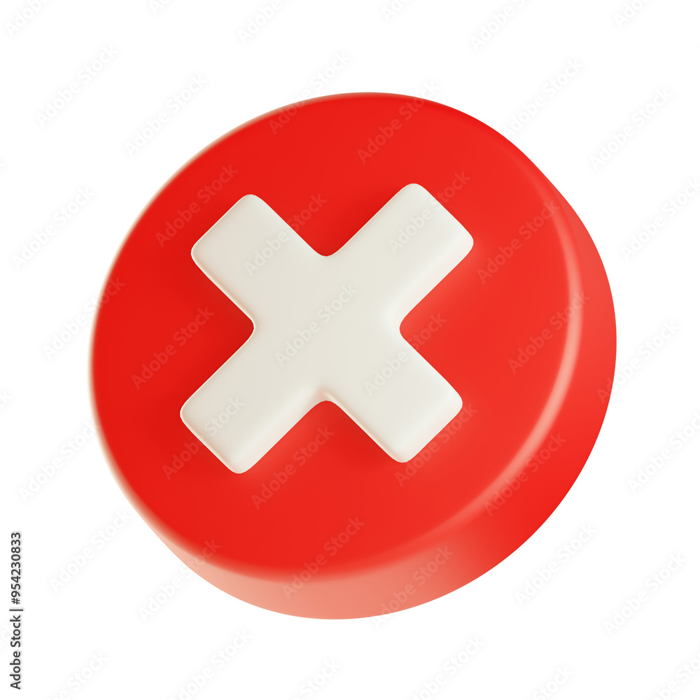 Fototapeta premium cross 3D Illustration