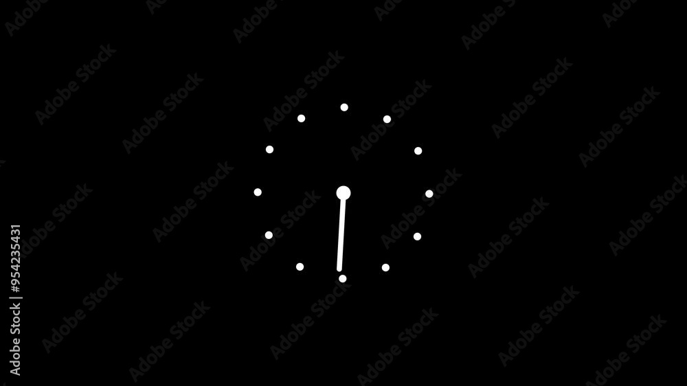 new digital clock animatiom.Clock icon with moving arrows . new digital clock animatiom.Clock icon with moving arrows .