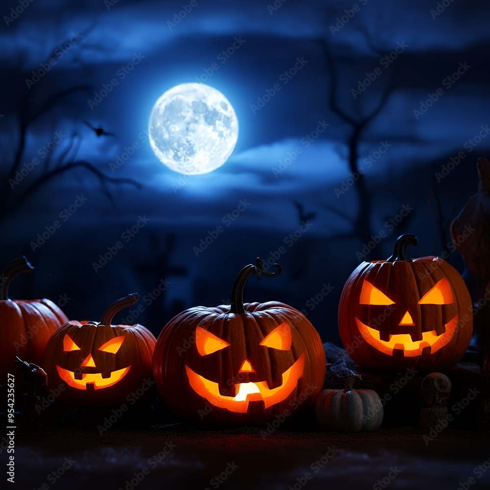Fototapeta premium Halloween background
