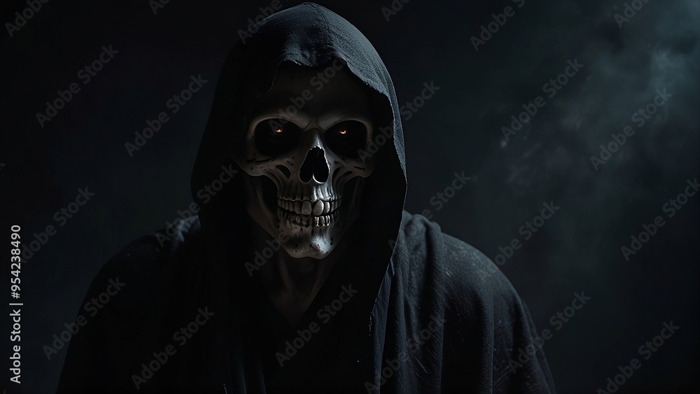 vampire in the dark, scary halloween vampire, Grim reaper, scary and horror shot death vampire in the dark, scary halloween vampire, Grim reaper, scary and horror shot death