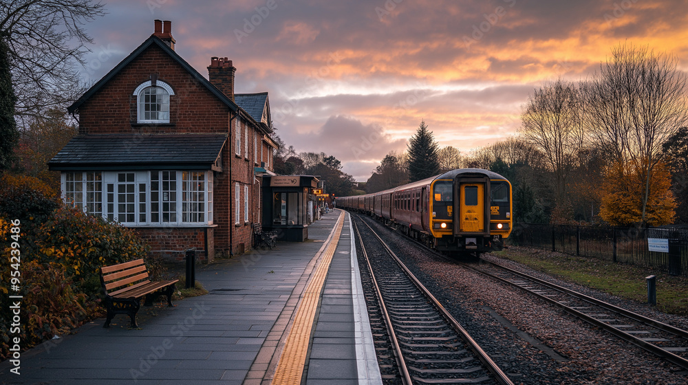Fototapeta premium train station