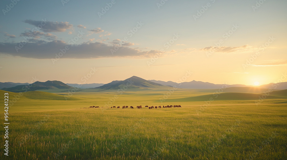 Obraz premium Tower In a vast Prairie