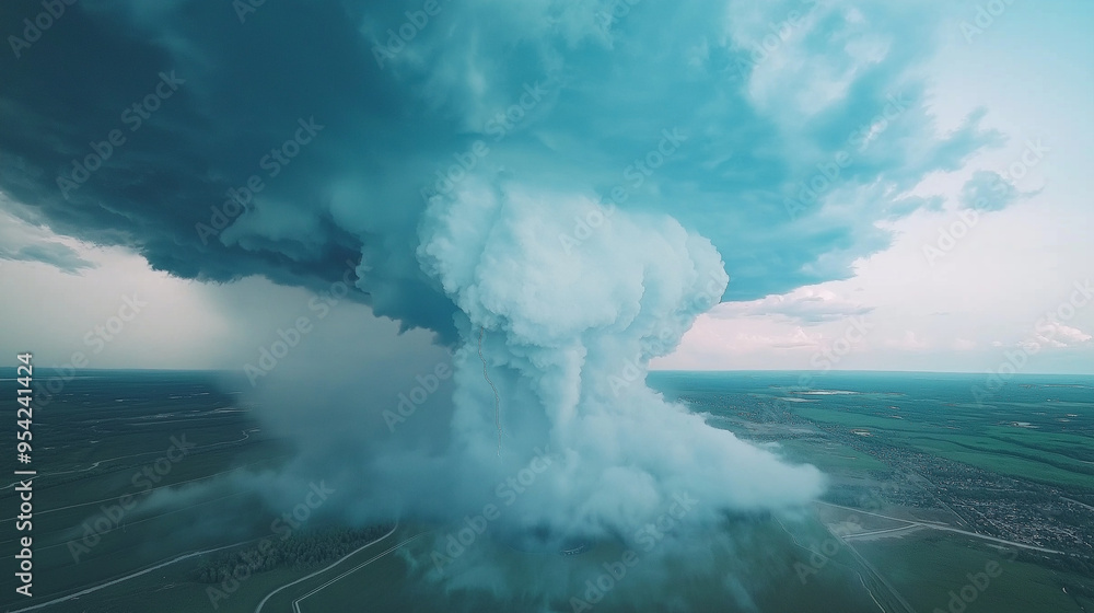 Fototapeta premium storm over the sea