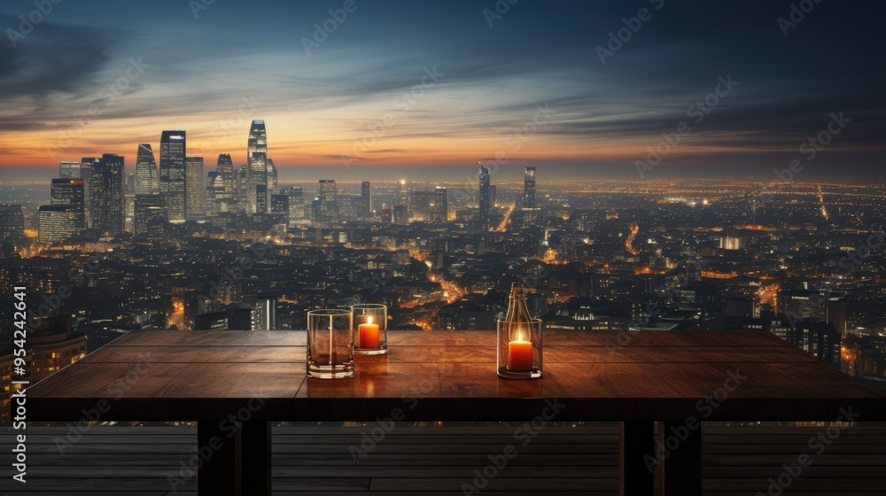 Fototapeta premium view of the city