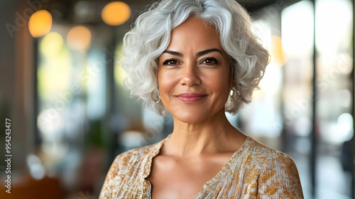 Portrait of a happy mature ...