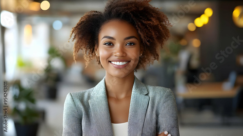 Portrait of a smiling Afric...