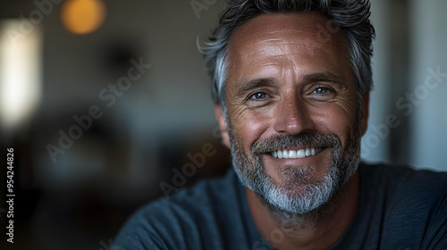 Portrait of a smiling man w...