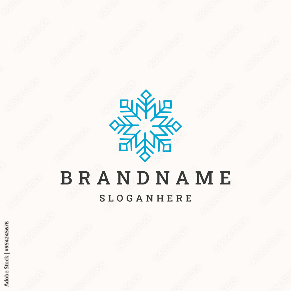 Snow star logo icon design template vector illustration Snow star logo icon design template vector illustration
