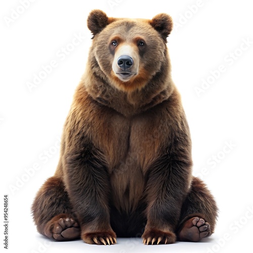 bear white background