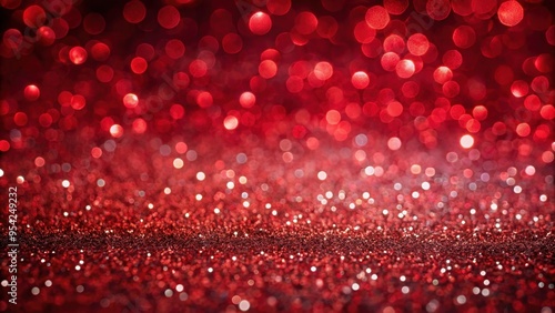 Shiny glitter background in deep red color, perfect for celebrating occasions, celebratory, glowing, sparkly, festive