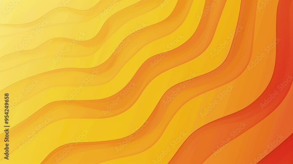 A vibrant abstract design featuring flowing waves in shades of yellow and orange. A vibrant abstract design featuring flowing waves in shades of yellow and orange.