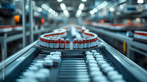 Rows of medicine bottles mo...