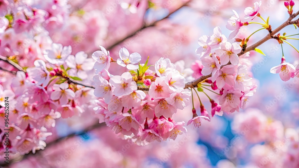 Beautiful cherry blossoms in full bloom during springtime, cherry blossoms, flowers, pink, petals, nature, blooming, Sakura Beautiful cherry blossoms in full bloom during springtime, cherry blossoms, flowers, pink, petals, nature, blooming, Sakura