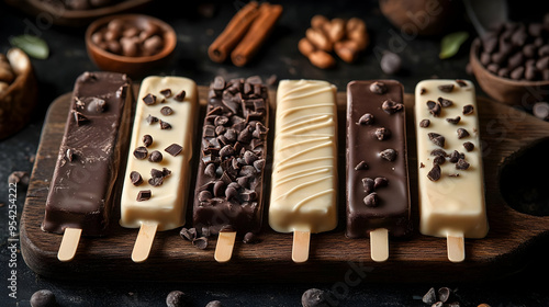 Six Chocolate Covered Ice C...