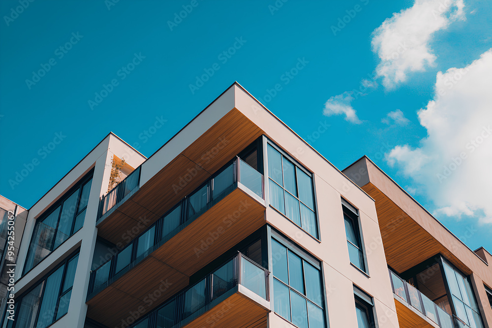 A low rise modern apartment buildings architecture city day A low rise modern apartment buildings architecture city day