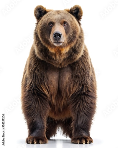 bear white background