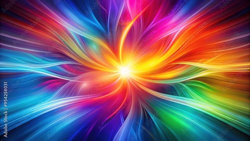 Obraz premium Abstract background with vibrant colors blending together in a dynamic and energizing fusion, colorful, abstract, vibrant, blend