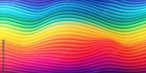 Wavy and colorful gradient background, rainbow, vibrant, smooth, blending, abstract, artistic, texture, colorful, gradient