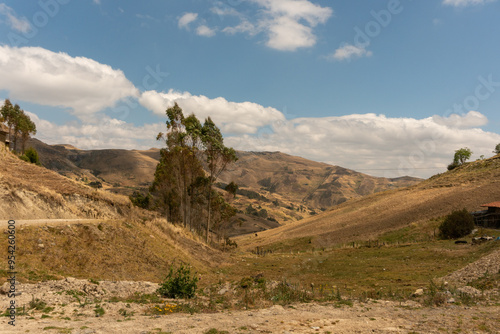 landscape in the mountains Challuate La Libertad Perú