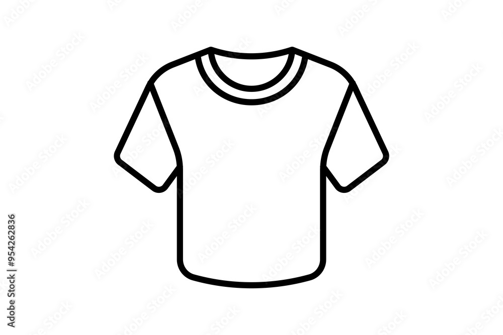 T-shirt icon. icon related to fashion. suitable for web site, app, user interfaces. line icon style T-shirt icon. icon related to fashion. suitable for web site, app, user interfaces. line icon style