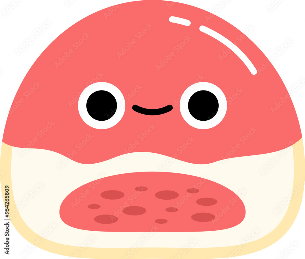 Fototapeta premium Cute Mochi Illustration